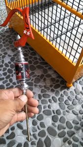 Gantungan Sangkar Kotak Lipat Motif DE GEA Cantolan Sangkar Burung Gantungan Sangkar Murai 1 pcs