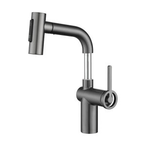 AZOS | Hot and Cold Adjustable Pull Out Flexible Kitchen Faucet