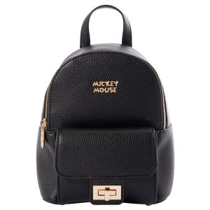 Disney Mickey Shoulder Bag Authentic New Korean Style Dual Leather Adjustable Strap Black Luxurious for Women
