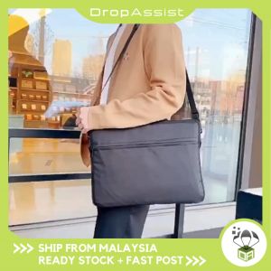 DROPASSIST 1797 Men 14 Inch Laptop Handbag Business Office Crossbody Bag Lelaki Beg Berkualiti Silang komputer Riba