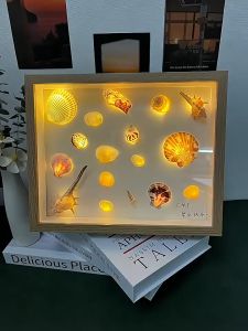 Handmade Hollow 3D Frame DIY Butterfly Flower Everlasting Painting Frame Craft Marker Box Wholesale for Display Table