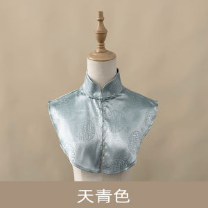 Y921 Spring Autumn New Style Mongolian Y921 Pure Color Cheongsam Stand Collar Decorative Fake Collar Men Women Match All