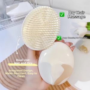 Bàn Chải Gội Đầu Lông Mềm Dày Tăng tuần hoàn máu