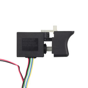Electric Drill Switch Cordless Drill Speed Control Brushless Cordless Push Button Trigger W/Small Light Power Tool Parts