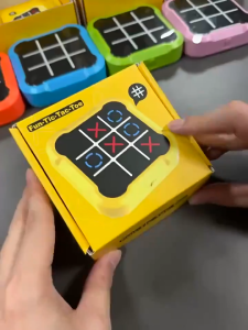 Tic Tac Toe Game Creative puzzle Family Game Multifunctional Kids Educational Toy Parent‑Child Interactive Brain Game