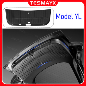 Trunk Mats for Tesla Model YL (6 Seats) Trunk Tailgate Mat Pad All Weather Door Liners Protective Mat Model Y L 2026 Accessories