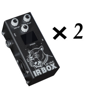 M-VAVE | 2 Pcs IR Box Electric Guitar Effect Pedal M-VAVE IR Cab Impulse Response Cabinets Simulator Amplifier Effects Ideal for Guitar