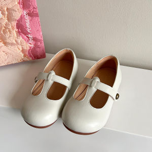 South Korea Childrens Shoes 2023 New Arrival French Mary Jane Shoes Soft Bottom Ballet Shoes Niche Style Western Style Princess Shoes for Girls