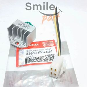 Kiprok Beat Karbu regulator beat vario 110 scoopy + Socket soket Kiprok Regulator Revo abs Blade KVB