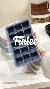 【RUMATIDY】FINLEE Cetakan Es Batu Sillicone Wadah MPASI/Kaldu/Es Batu BPA FREE Silicone Tahan Panas Dingin