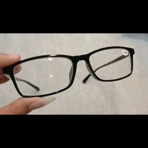 Frame Kacamata Pria Wanita paket Lensa minus FREE kotak Kacamata Ready Ukuran Minus -0.50 s/d -4.00 Bentuk Persegi Panjang Kotak Gaya Keren Casual - BISA BAYAR DIRUMAH