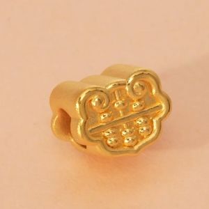 Chow Sang Sang 周生生 Cultural Blessing Mini Charme 999 Gold Auspicious Ruyi Abacus Mini Charm 93856C (Bracelet Not Included)
