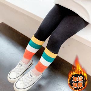 กางเกงขายาวผู้หญิงทรงหลวมสไตล์ลำลองผสมขนแกะฤดูหนาว 2024 กางเกงขายาวผู้หญิงสไตล์เกาหลีสำหรับเด็กผู้หญิง ความยาวปานกลาง