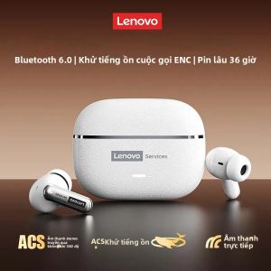 Tai Nghe Không Dây Lenovo LE208 ENC Khử Tiếng Ồn Khi Gọi Điện Bluetooth V6.0 Tai Nghe Nhét Tai HIFI Có Mic HD Thể Thao Di Động Cuộc Gọi HD