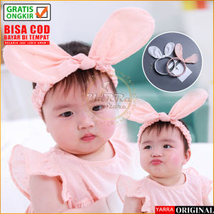 Bandana Bayi Korea Anak Perempuan Telinga Kelinci Besar Aksesoris Hiasan Rambut Balita Gemesin AK236