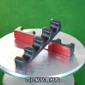 4 Hole Billiard Cue Holder Stik Stand Stick Billiards Pool Cue Holder Dukungan Perekat Diri