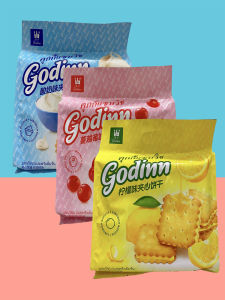 High Point 303g Lemon Flavored Heart Shaped Biscuits Snacks Chinese Production Independent Packaged Bagged Biscuits