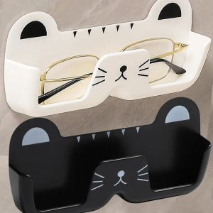 Treo tường kính giá lưu trữ Mèo hoạt hình không-đấm dụng cụ đựng Kính râm dụng cụ trưng bày cho máy tính để bàn phòng tắm giá lưu trữ