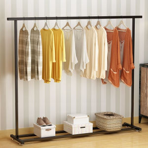 20kg ราวตากผ้า ราวเเขวนผ้า ราวตากเเสื้อเผ้า ราวมินิมอล ราวแขวนเสื้อผ้า บาร์เดี่ยว โครงเหล็ก รับน้ำหนักได้ ราวผ้า ในห้องนอน