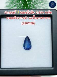 พลอยไพลิน(Blue Sapphire)(ดิบ) 2.843 กะรัต จากพม่า