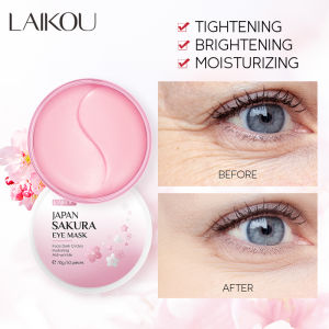 LAIKOU Japan Sakura Eye Masks Remove Dark Circles Eye Bags Moisturizing Fade Fine Lines Brightening Eye Skin Care 50pcs/70g