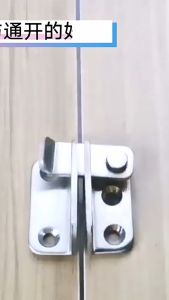 Stainless Steel Safety Hasp Door Lock for Bathroom Bedroom Door Catch Latch