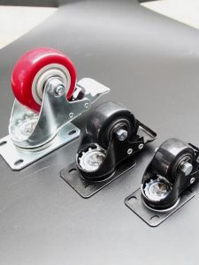 Quiet Furniture Gliding Wheels Chair Casters Universal Wheel Hand Truck Wheel Bearing Wheel Casters Polyurethane Material