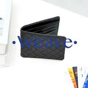 Wallts Weave - Dompet Lipat Pria Tipis Slim Wallet Faux Leather / Kulit Sintetis