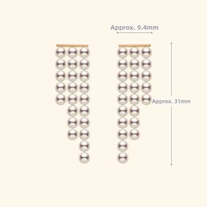 Helas | Freshwater Pearl 14K Rose Gold Earrings