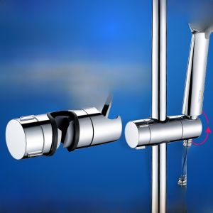 No Drilling Shower Head Holder Adjustable Shower Rod Universal Shower Pole Stand Fixed Base Spray Head Slide Socket Accessory