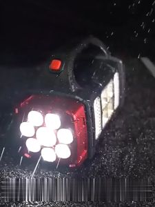 ไฟฉายแรงสูง 100000 Lumens ไฟฉาย Solar Rechargeable COB LED ชาร์จไฟบ้าน 2400mAh ราคาที่สุด 6ระดับ แบบชาร์จ ไฟฉายกระบอกยาว ไฟฉายเดิน