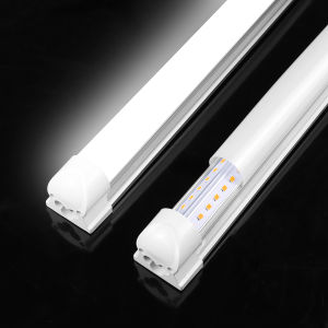 Đèn LED Siêu Sáng Ống T5/T8 Nhà Để Xe Bệnh Viện Gắn Trần Bóng Đèn Bằng Ốc Vít 85-265V Điện Áp Đa Năng 50Cm Hình Dạng Thanh