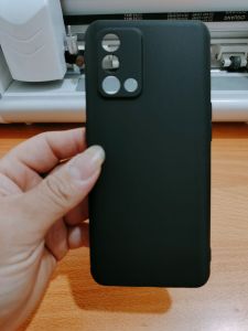 casing Oppo a74 4g softcase premium black a74 4g case macaron black Oppo a74