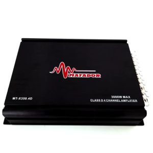 Butterfly Ecommerce มาทาดอร์ พาวเวอร์แอมป์ คลาสดี 4CH 3000W MAX ของใหม่ ระบบมอตเฟต ขับกลางแหลมรวม 16ดอกได้ MT-X350.4D เสียงดี ให้กำลังขับแรงๆ