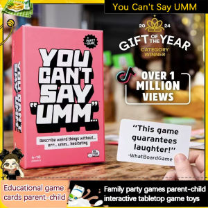 You Cant Say UMM Family Party Parent-Child Interactive Desktop Card Word Game Toy 165 Cards