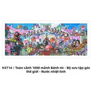 3D-JP | Bộ Đồ Chơi Ghép Hình Panorama Thư Giãn 1000 Miếng