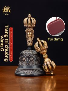 ZANGCUN | Chuông Cửu Châu Đồng Trang Trí Nhạc Cụ Báo Thức