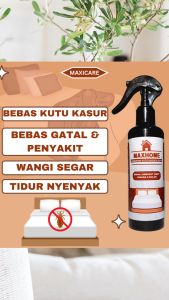 MAXHOME Pembasmi Tungau Anti Kutu Kasur Anti Virus Membasmi Bakteri dan Jamur Menyegarkan Linen Pembasmi Anti Tungau Obat Kutu Kasur SEROXIL WISELIE