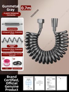 YALANDENG | High-pressure Flexible Hose for Toilet Cleaning