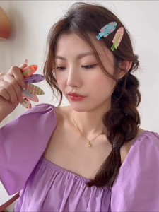 กิ๊บติดผม Juice Series สำหรับผู้หญิงคลิปแต่งหน้าน่ารัก