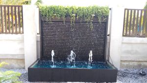 ม่านน้ำตกเรียบหรูน้ำพุ3ชุด