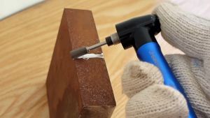 Elbow 90° Fast Speed Powerful 3mm/2.35mm/(3.175mm) Collet Pneumatic Micro Ginrder With Gear Inside Whole Steel Heavy Duty Pencil Grinder