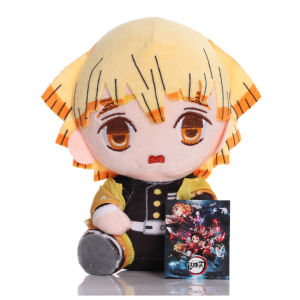 Bandai | Anime Demoned  Kamado Slayer Tanjiro Plush Kawaii Cute Cool Toy Doll Plush Pillow Room Decoration Kid  Birthday Gifts In stock