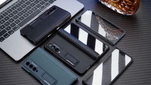 Fold6 / Fold5 / Fold4 / Fold3 Case Leather PU  Pen & Stand Magnetic Hinge เคสหนังPU ขาตั้ง มีที่เก็บปากกา หุ้มบานพับ แถมกระจก (THพร้อมส่ง ในไทย)