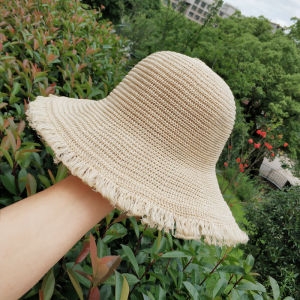 Mũ Lưỡi Trai Cỡ Lớn Thoáng Khí Cho Nữ Mùa Hè Chống Nắng Đi Biển Phong Cách Hàn Quốc Viền Lông Cừu