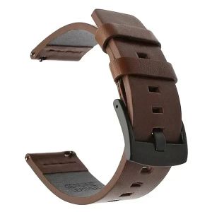 20mm 22mm Leather Strap for Samsung Galaxy Watch 7 6 5 4 6Classic Bracelet for Huawei Watch GT5 3 4Pro Band 18mm 24mm Watchband