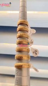 YJ78 1pc Only Wedding Ring Classic Elegant & Fashionable Wedding Rings for Couple | Gift Ring for Woman & Men |18k High Quality Stainless Steel Gold | Zircon Crystal | Cubic Zirconia | Simple Jewelry His or Her | Wholesale Price | Big Sale