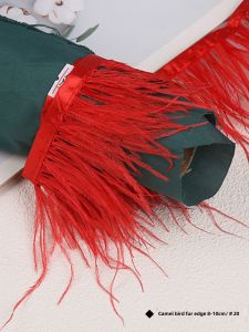 1 M Special Offer Color Ostrich Feather Cloth Edge Tassel Dress Side Dress Feather Lace Clothing Accessories Ornament Accessories