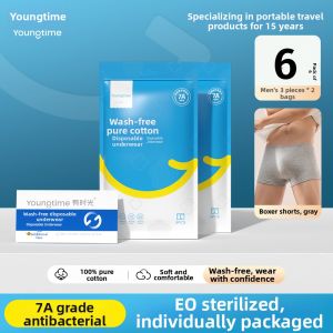 Youngtime | Sterilized Cotton Mens Boxer Shorts Large Size