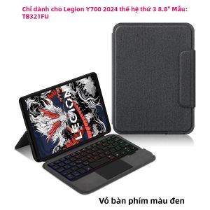 AJIUYU | Vỏ Bàn Phím Magic Dành Cho Máy Tính Bảng Lenovo LEGION Y700 8.8 Vỏ Chơi Game Folio Tương Thích Với Nhiều Thế Hệ TB323FU 322FC 321FU 320F 1st Gen